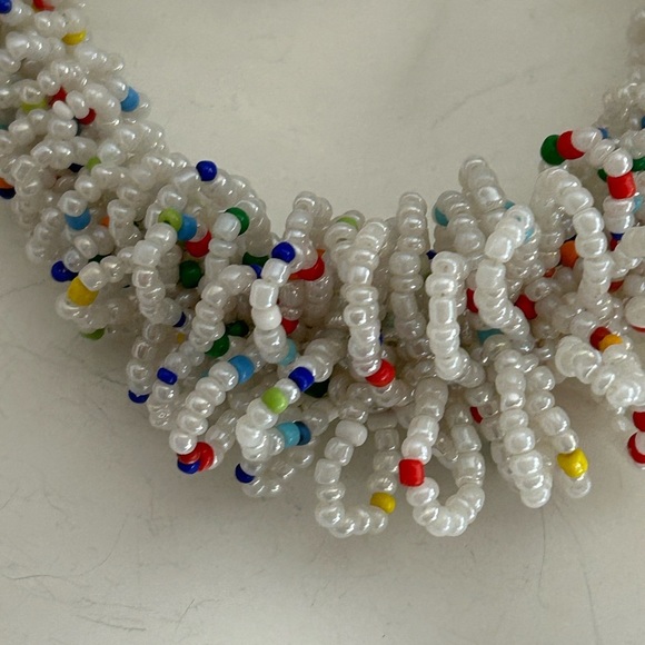 4/$100 Colourful beaded waterproof statement necklace 20 inches 💛 - Picture 5 of 9